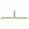 Ekena Millwork Portland Rough Sawn Timber Gable Bracket, Douglas Fir, 72"W x 21"H x 2"D x 4"F, 7/12 Pitch GBW072X21X0204POR00RDF - alternate 1